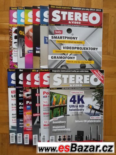 Časopisy Stereo & Video r. 2014 - KOMPLETNÍ – fotografie 1