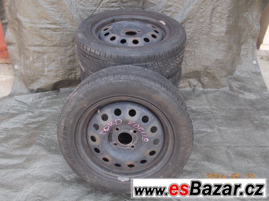 Ford kola 15" 4x108, letní 195/55 R15 – fotografie 1