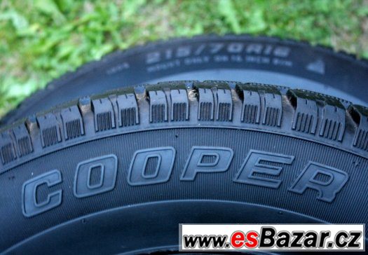 zimní pneu COOPER DISCOVERER M+S 215/70 R16 100 S vzorek6mm – fotografie 4