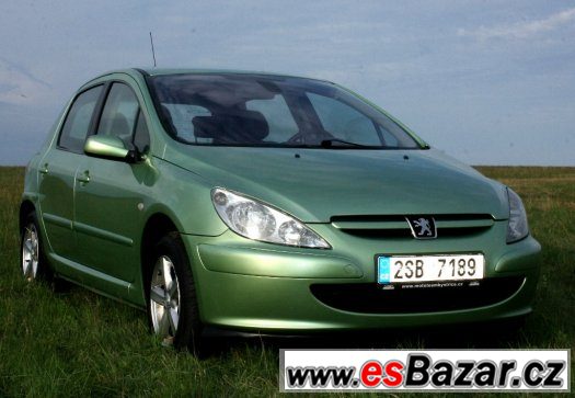 Peugeot 307 2.0HDi-66kw,12/2001,digi klima,6x airbag,původČR – fotografie 1