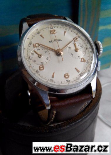 Hodinky DELBANA Chronograph, Landeron Caliber 48 – fotografie 1