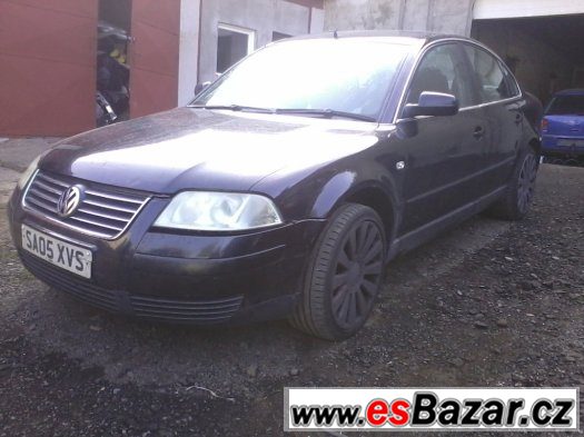 VW Passat 1.9 TDI 96 kw/130 k AWX sedan, černá met. – fotografie 2