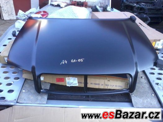 Přední kapota AUDI A4 r.v. 2001 - 2004 – fotografie 1