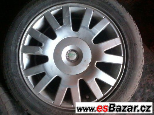 ALU kola 16" rozteč 5x112 orig. Škoda – fotografie 3