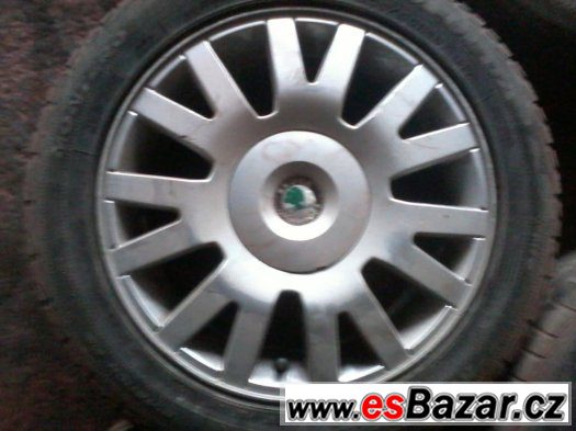 ALU kola 16" rozteč 5x112 orig. Škoda – fotografie 5
