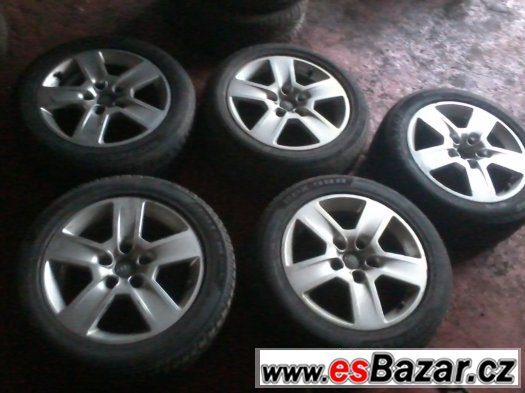 ALU kola 16" rozteč 5x112 orig. AUDI 5 ks – fotografie 1