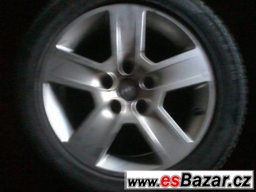 ALU kola 16" rozteč 5x112 orig. AUDI 5 ks – fotografie 2