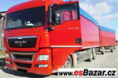 AGRO souprava 95m3 sklápěč EUR5 obilí MAN -2 roky záruka