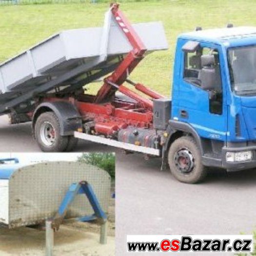 10t kontejner Iveco na 5t +cisterna PHM 4m3 ADR3 – fotografie 1