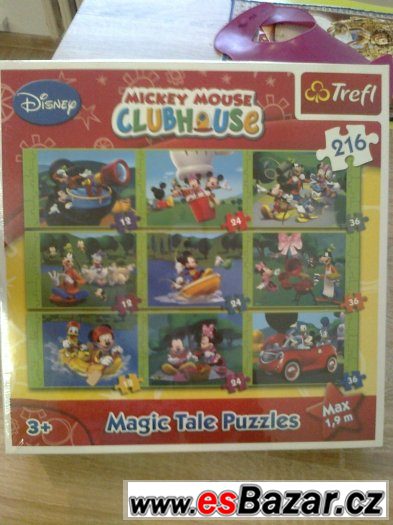 Puzzle Micheyho clubhouse 9v1 – fotografie 1