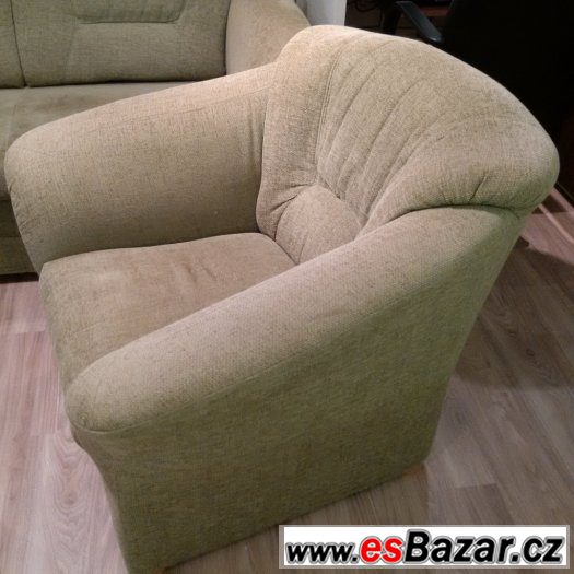 Sedací souprava rozkládací + 2 křesla – fotografie 3