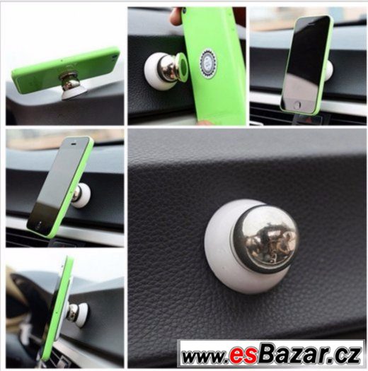 Magnetický držák navigace, mobilu až do 7´´ – fotografie 1