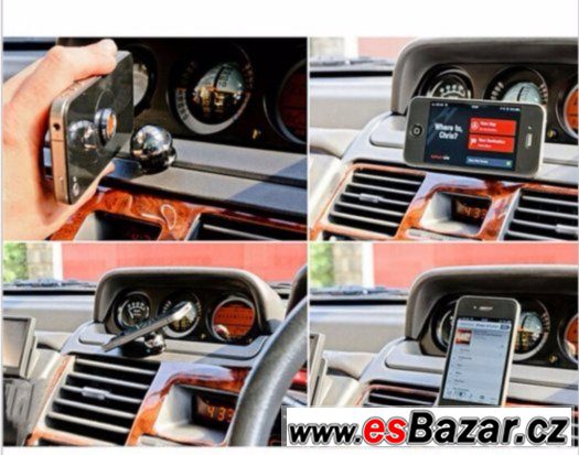 Magnetický držák navigace, mobilu až do 7´´ – fotografie 2