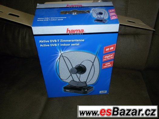 Pokojová Anténa DVB-T (40dB) HAMA – fotografie 1