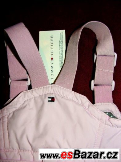 č.004 - TOMMY HILFIGER - NOVÉ oteplené kalhoty v.68 za 50% – fotografie 4