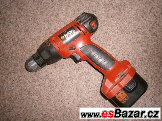 Aku vrtačka Black&Decker 12V – fotografie 2
