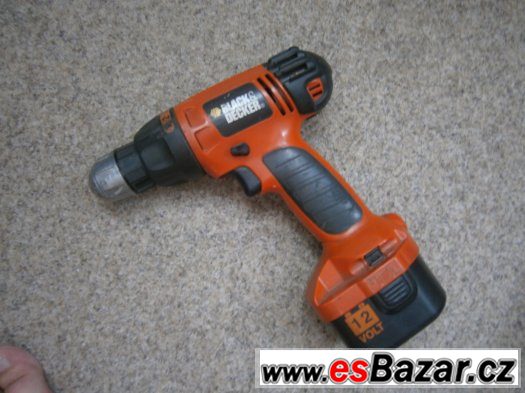 Aku vrtačka Black&Decker 12V – fotografie 3
