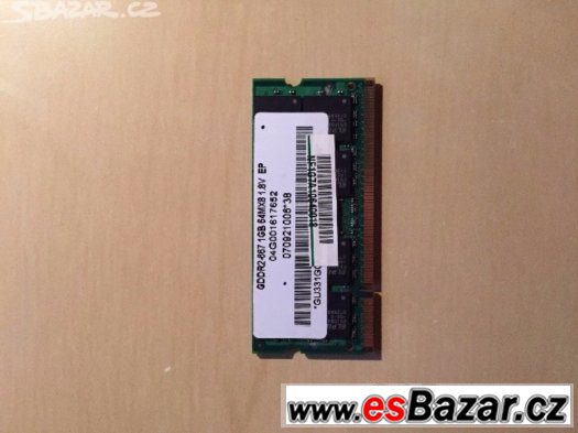 Paměti do notebooku (1GB GDDR2) – fotografie 1