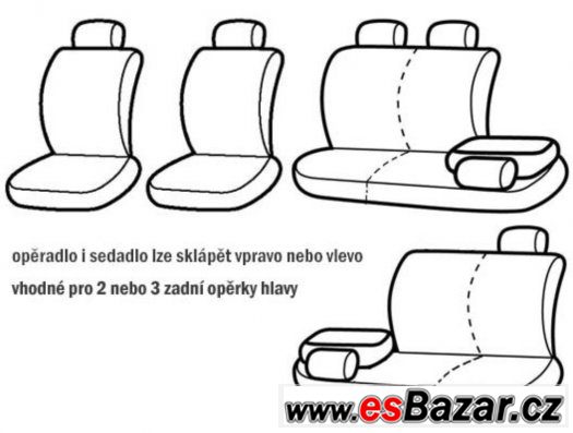 Autopotahy Tygr - sada na celé auto – fotografie 2