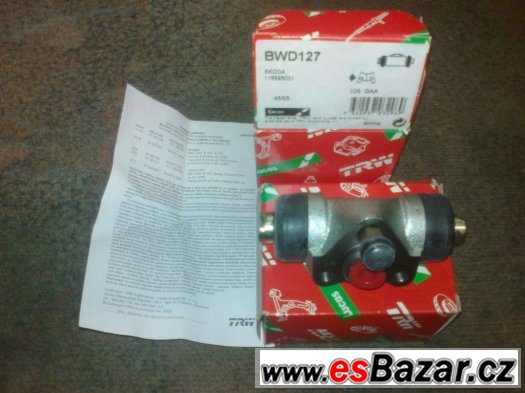 Originální brzdový váleček na Škoda 105/120 a Favorita – fotografie 1