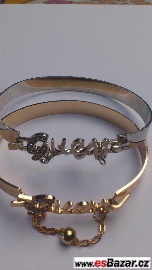 Náramek s nápisem guess – fotografie 1