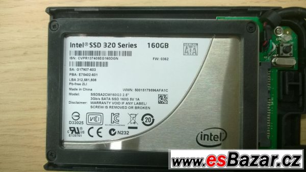 SSD disk Intel - záruka – fotografie 1