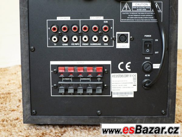 Reproduktory Genius SW-HF5.1 5000 – fotografie 3
