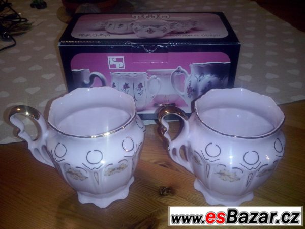 2x originál hrnek - porcelán Chodov – fotografie 2