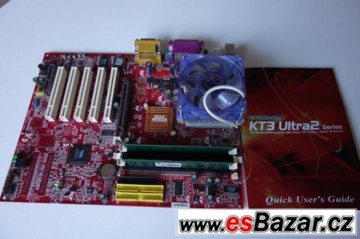 Základní deska MSI KT3Ultra2+AthlonXP 1700+DDR256+128MB – fotografie 1
