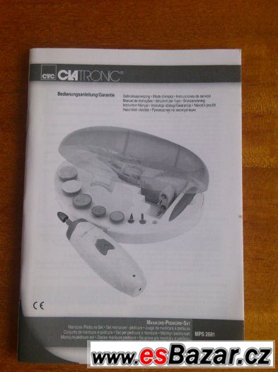 Set na manikúru a pedikúru Clatronic MPS 2681 – fotografie 3