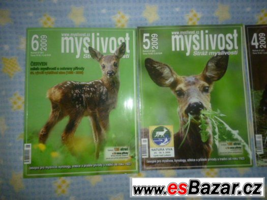prodám časopisy  myslivost – fotografie 2