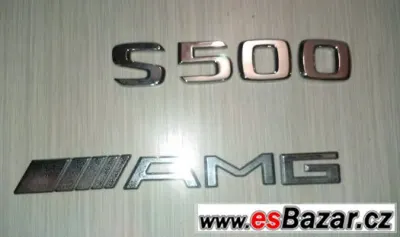 Mercedes w220 emblém na kryt originál s500 ///AMG