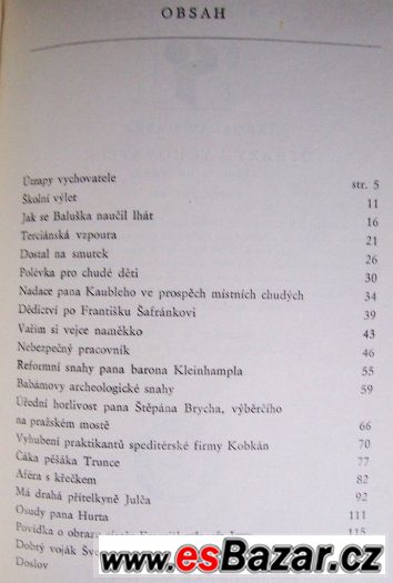 Útrapy vychovatele,J.Hašek – fotografie 2