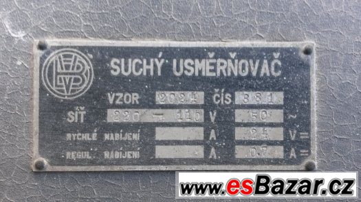 Nabíječka / suchý usměrňovač – fotografie 2