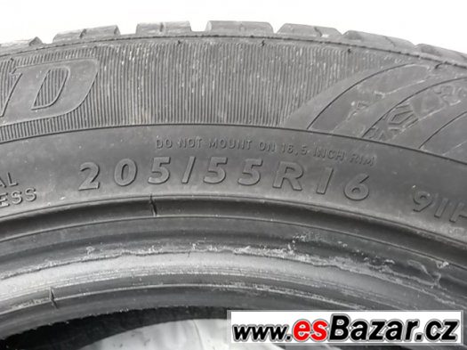 Zimní Dunlop 205/55/R16, 4 ks – fotografie 2