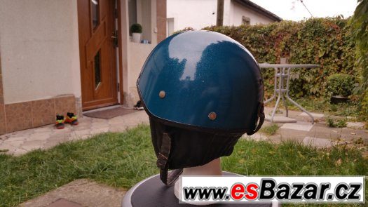 Strá helma na Motoveterána,kokos -velikost č. 57 – fotografie 5