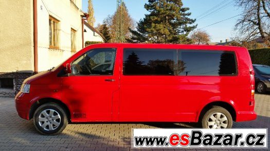 VW Transporter T5, 1,9 TDi, 7míst, Long – fotografie 2