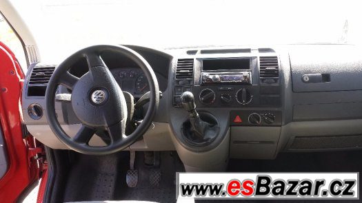 VW Transporter T5, 1,9 TDi, 7míst, Long – fotografie 5