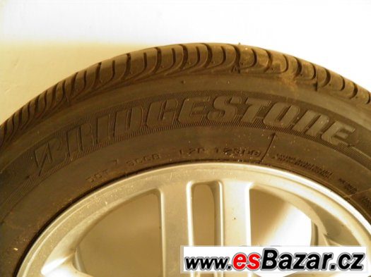 Originál ALU kola Ford (RONAL) 4x108 + Letní pneu 195/60R15 – fotografie 3
