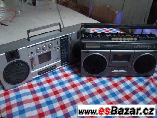 2x přenosný radiomagnetofon, – fotografie 1