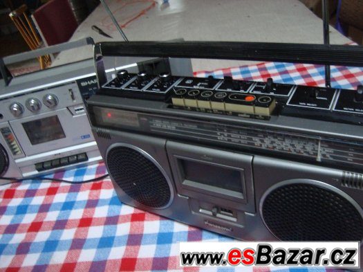 2x přenosný radiomagnetofon, – fotografie 2