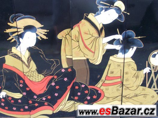 Japonský deskový obraz – fotografie 2
