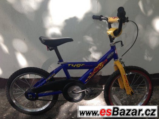 BMX velikost 16" RAVO TYGR pro děti 4 - 6 let – fotografie 1