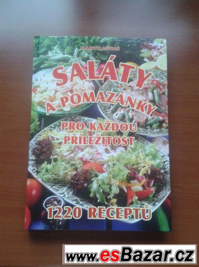 Velká kniha - kuchařka Saláty a pomazánky – fotografie 1