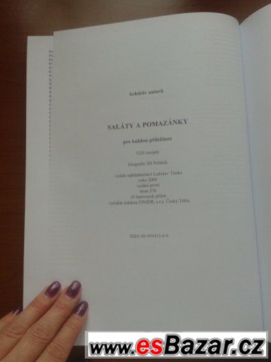 Velká kniha - kuchařka Saláty a pomazánky – fotografie 5