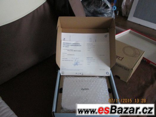 Wifi modem Zyxel – fotografie 1