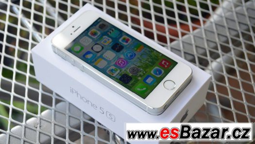 Apple iPhone 5S stříbrný 16gb 2 roky starý TOP stav – fotografie 1
