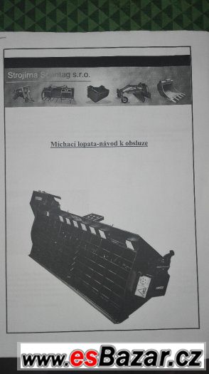 Míchací lopata – fotografie 5