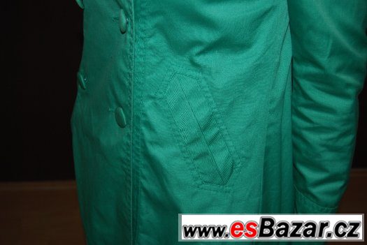Elegantní zelený kabát vel. 40 – fotografie 5