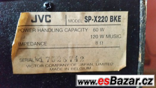 JVC repro 3pásmové – fotografie 3